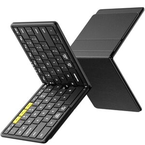Portable Black Bluetooth Keyboard